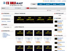 Tablet Screenshot of fxsoloblast.com